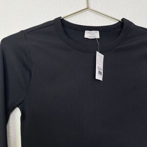 J. Crew Crewcuts Active Girls Long Sleeve Top Sz 14 - 15 XXL Rib Crop Thumbhole